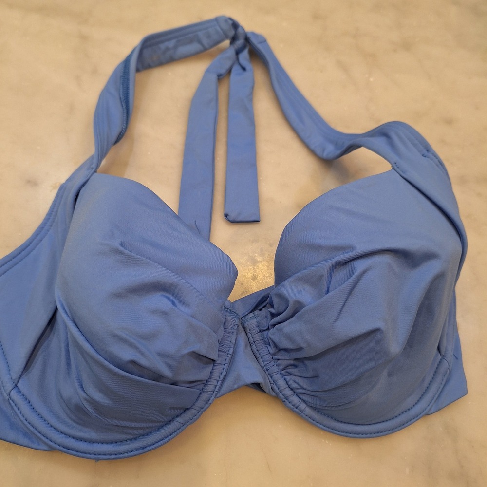 Tommy Bahama Bikini Set 34D/S Underwire Halter High Waist Swimsuit Retro Vibe - Picture 3 of 8
